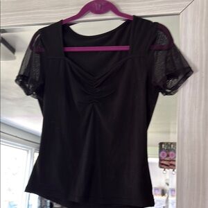 Elegant Black Women's Top